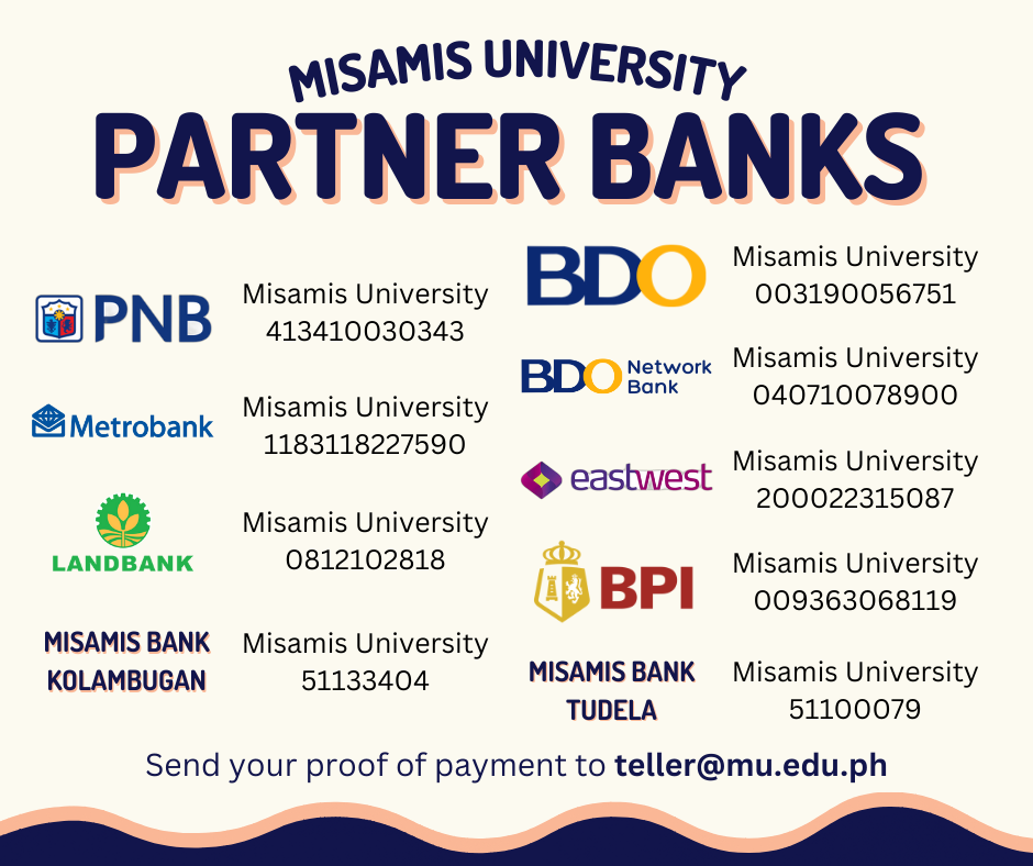 misamis university payment methods